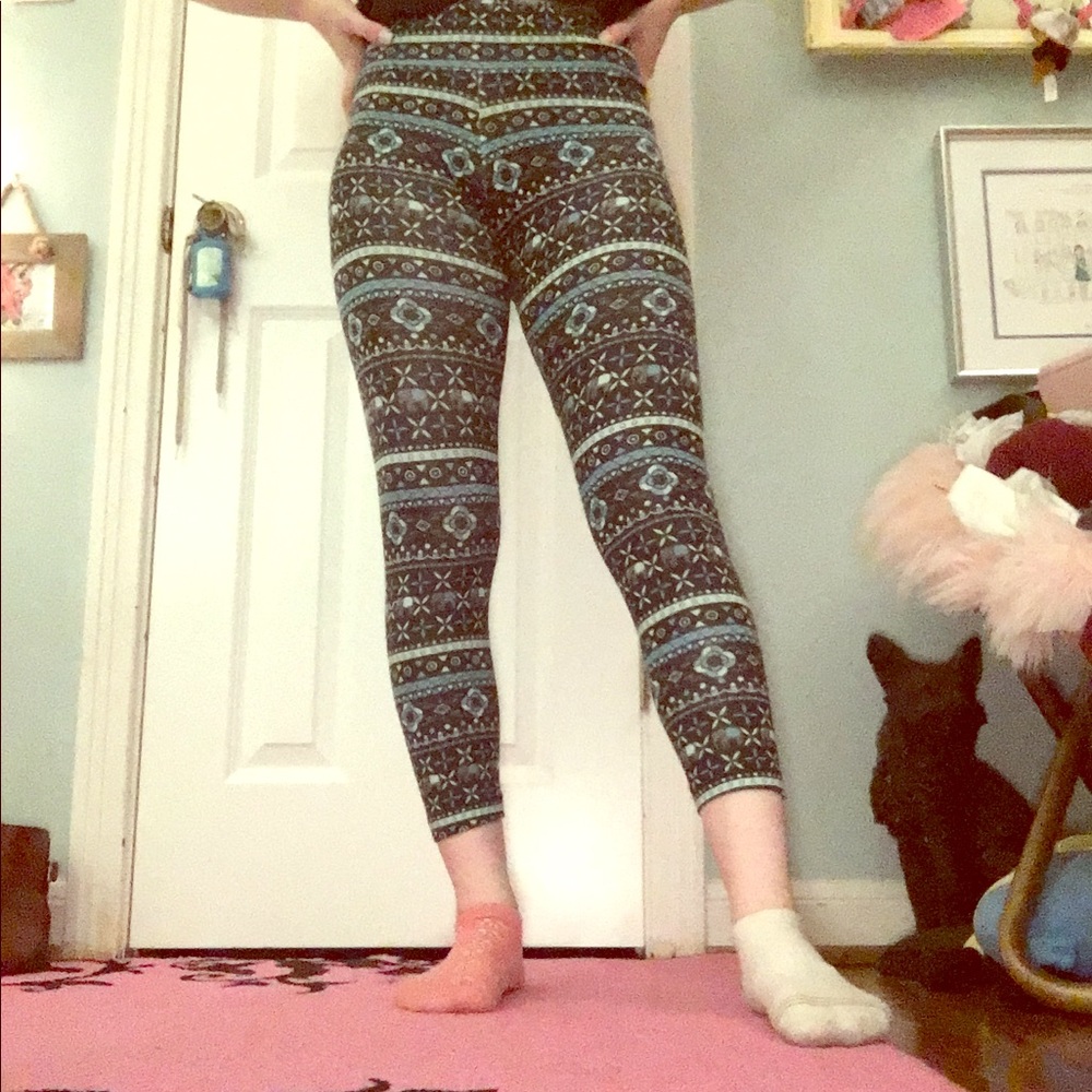 Leggings with pattern